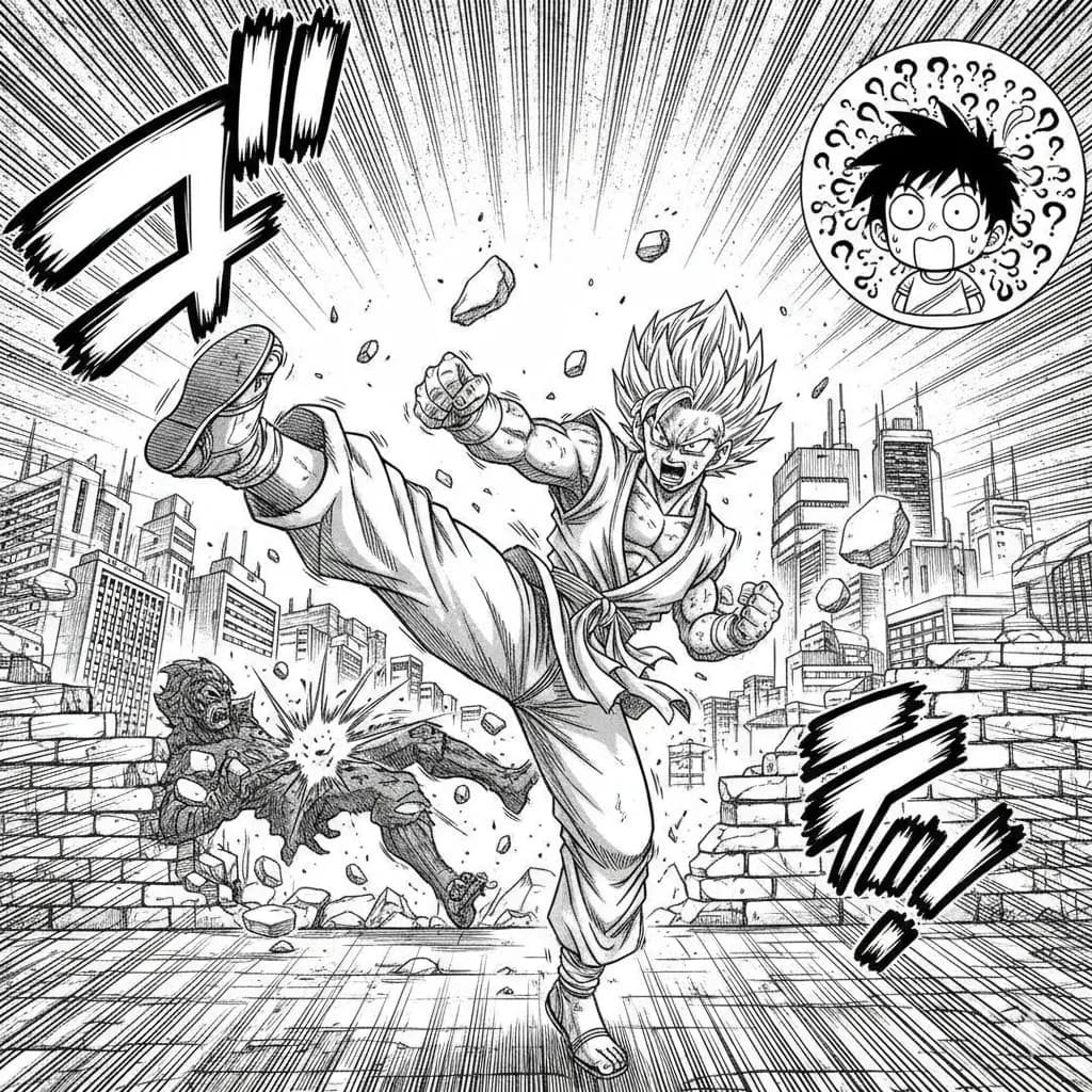 Manga art style for AI comics